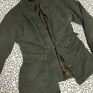 Olive Green Women's Utility Jacket